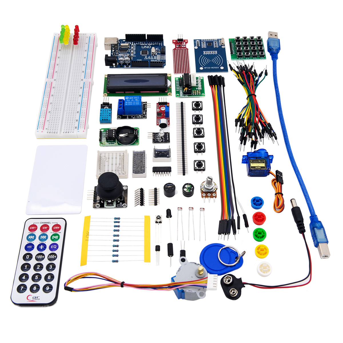 Купить набор для моделирования Ардуино (Arduino UNO R3) 9V Maximum KIT с  RFID модулем в Махачкале – лучшая цена от интернет-магазина Maxmoll