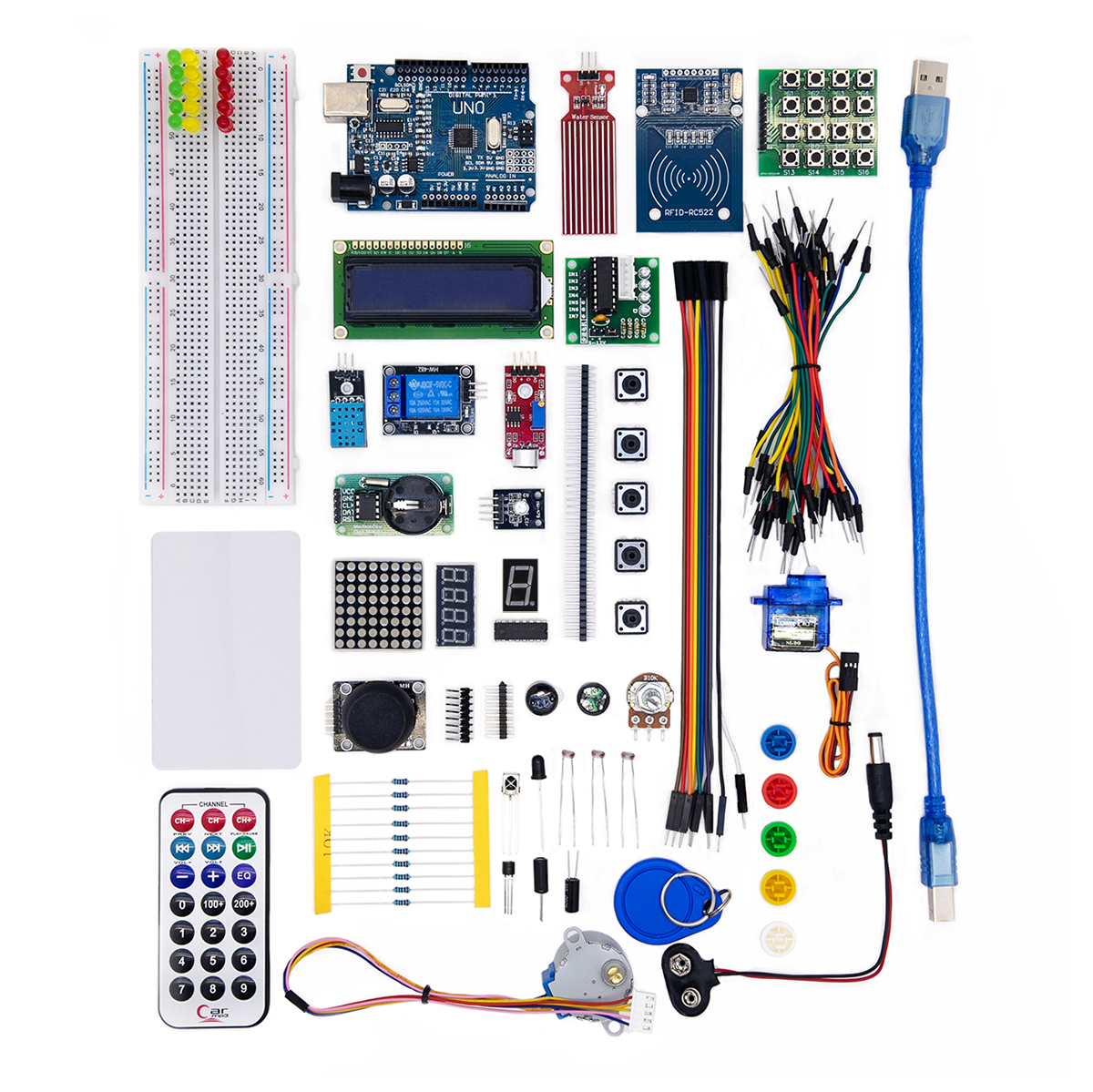 Купить набор для моделирования Ардуино (Arduino UNO R3) 9V Maximum KIT с  RFID модулем в Махачкале – лучшая цена от интернет-магазина Maxmoll